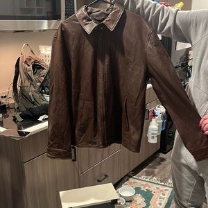 Polo Ralph Lauren Mens Soft Leather Jacket Size XL.